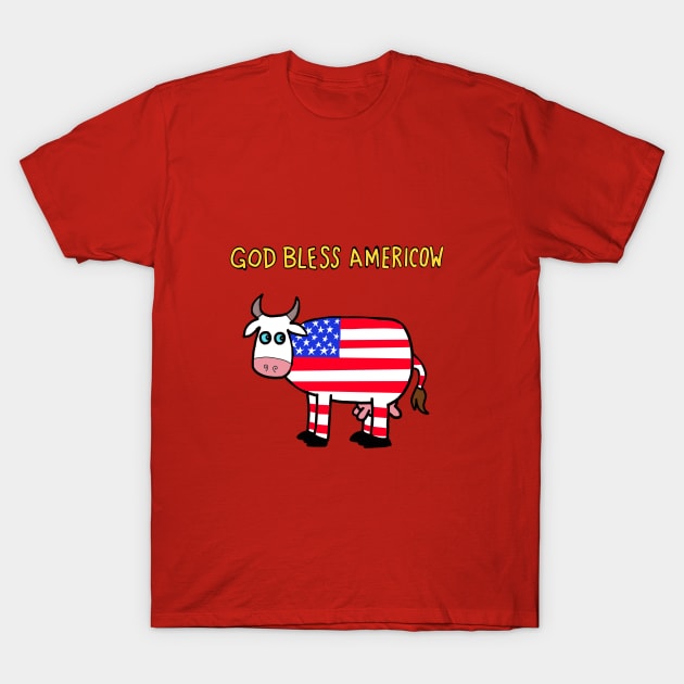 god bless america T-Shirt by wolfmanjaq